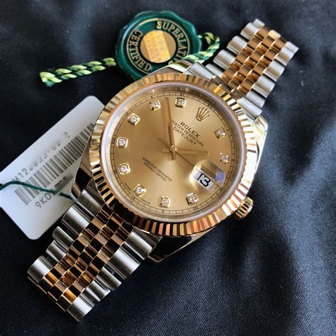 rolex champagne datejust|rolex datejust 41mm two tone.